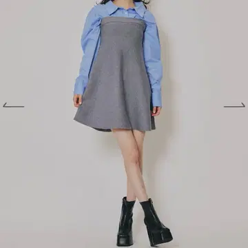 레이디 아젤 스퀘어 숏부츠