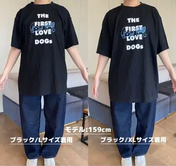 THE FIRST LOVE DOGs 티셔츠 (블랙/화이트)