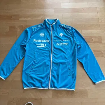 DESCENTE ATHLETIC 스카이블루 집업 자켓 L 사이즈