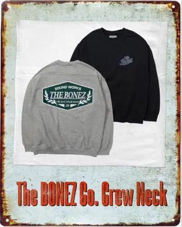 THE BONEZ 크루넥 JESSE 신상 GRY L 사이즈
