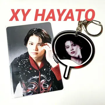XY 아크릴 키링 & 트레이딩 카드 세트 HAYATO