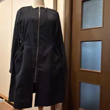 나노 유니버스! 네이비 지퍼 코트