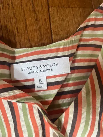 BEAUTY&YOUTH 스트라이프 반팔 원피스 S 사이즈