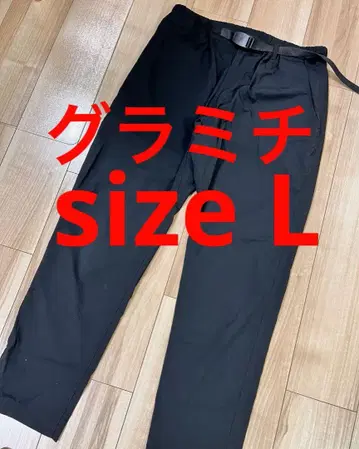 남성용 그라미치 블랙 팬츠 블랙 L