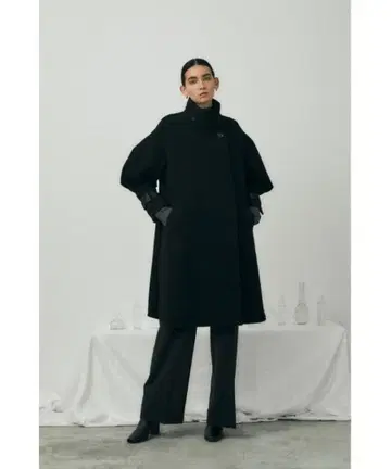rimark 판초 코트 Cashmere blend poncho CT