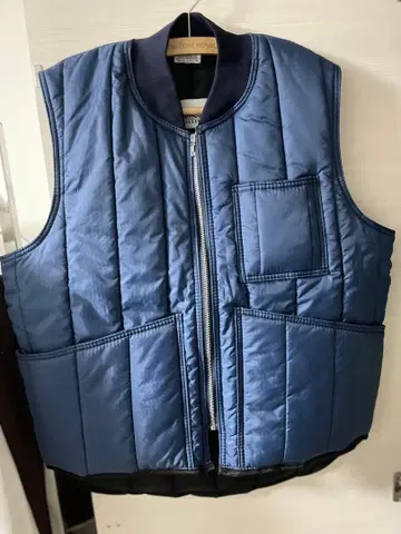 Samco Freezerwear 네이비 다운 베스트 XL