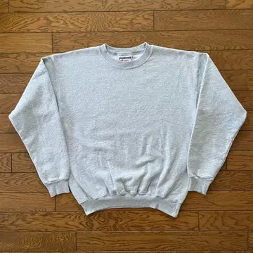 90s 00s Hanes 맨투맨 그레이 무지 S