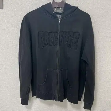 CREATURE ZIP 후드티