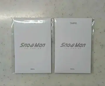 SnowMan PopUpTAIPEI 라울 포토 카드 팩 C