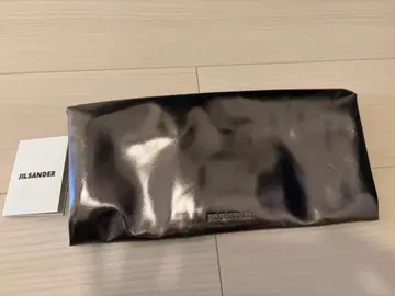 JIL SANDER 질 샌더 클러치백 수납 가방 설명서 포함 에나멜
