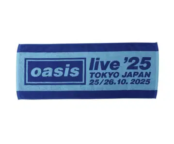 oasis live'25 자카드 페이스 타월