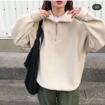 klee 클레이 울 하이넥 집업