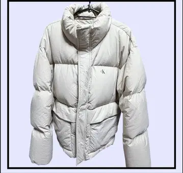 Calvin Klein Jeans 다운 자켓 L 크림색