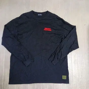 Subciety 블랙 롱 T셔츠 XXL