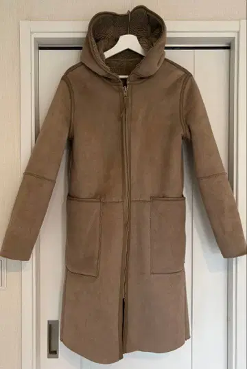 ZARA 리버서블 무스탕 코트 S