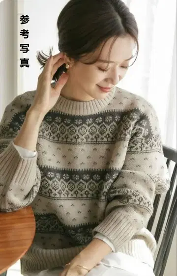 URBAN RESEARCH DOORS 패턴 니트