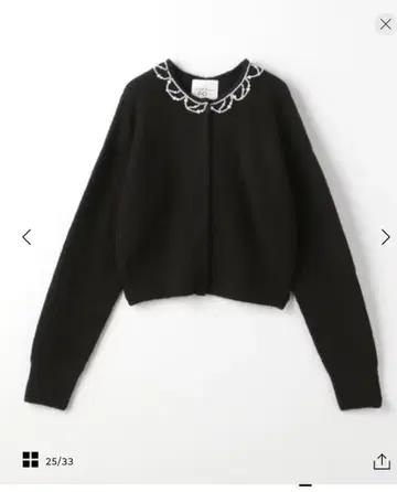 ADER bijoux 펄 장식 니트 스웨터