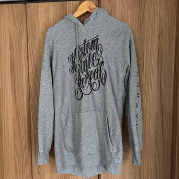 kustomstyle 풀오버 후드티 그레이