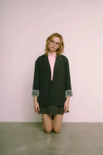 ecmile. TULLE 테일러드 재킷 그레이