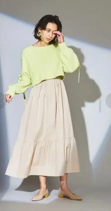 케이블 니트 탑 그레이스 콘티넨탈