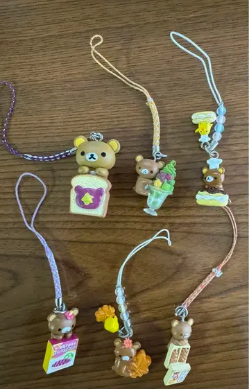 리락쿠마 지역 한정 스트랩 6개 세트