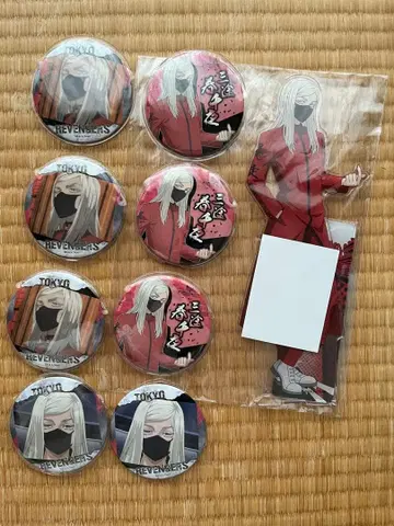 도쿄 리벤저스 산즈 하루치요 봄 캔뱃지 BIG 아크릴 스탠드