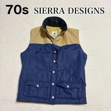 시에라 디자인 70s 빈티지 베스트 좋은 배색 XS