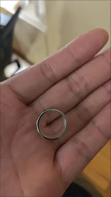 허니콤 패턴 반지 새상품급