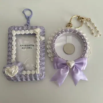 휘핑 데코 트레이딩 카드 홀더 캔뱃지 케이스