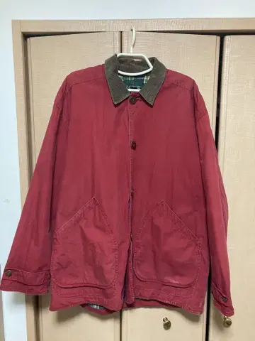 J.CREW 빨간색 코듀로이 옷깃 자켓