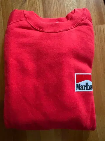 Marlboro 빨간색 맨투맨 트레이닝복