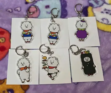 BT21 RJ 아크릴 키링 세트