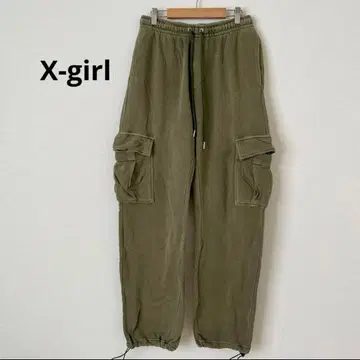 X-girl 카고 팬츠 M 올리브