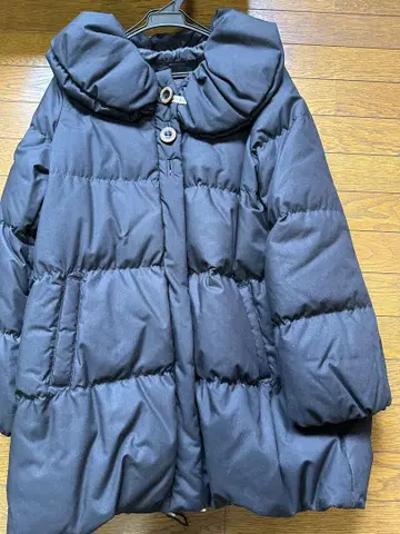 더블 스탠다드 클로징 다운 코트 블랙