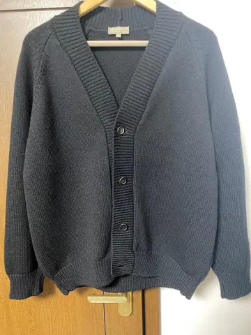 마가렛호웰 가디건 블랙 스코틀랜드제 L 사이즈