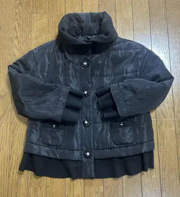 Super Beauty 블랙 다운 자켓 40