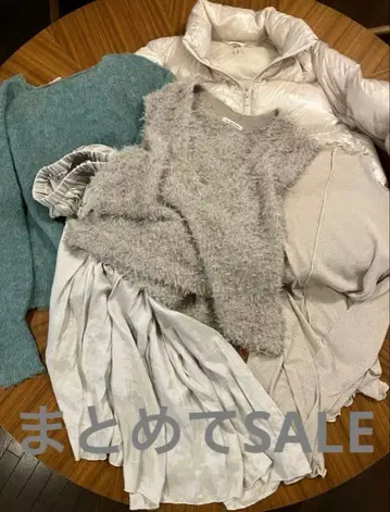 연말 SALE 겨울 의류 5세트 핑크 베이지 계열