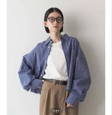 FASHIRU bias pocket check shirts
