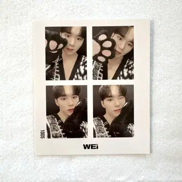 WEi 준 포토필름 4컷 포토카드
