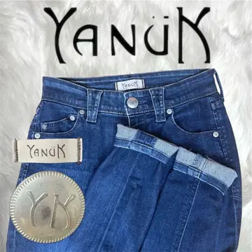 [ 새상품급 ] YANUK 다크 블루 스키니 데님