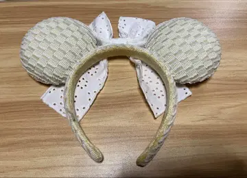미키 모양 머리띠 ( 화이트 )