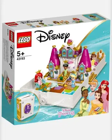 LEGO 아리엘, 벨, 신데렐라, 티아나의 프린세스 북 43193