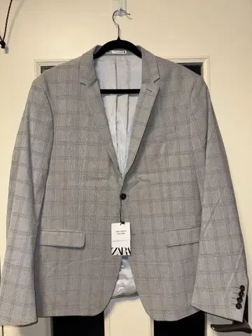 ZARA 수트 셋업 그레이 미사용 새상품