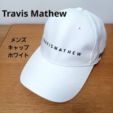 트래비스 매튜 Travis Mathew 남성용 캡 화이트