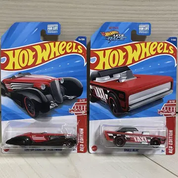 Hot Wheels 레드 에디션 2대 세트
