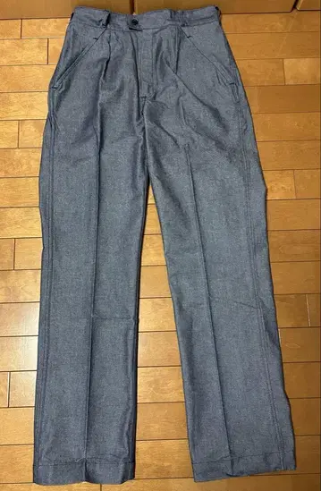 프렌치 밀리터리 팬츠 청바지 데님 팬츠 프랑스군 실물