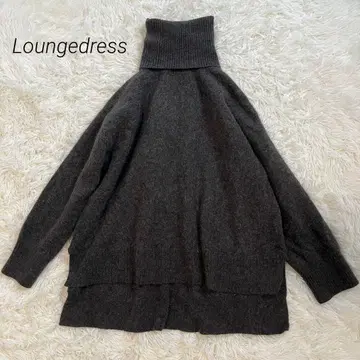 Loungedress 라운지 드레스 야크 100% 터틀넥 니트