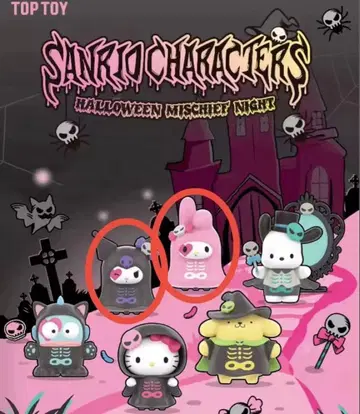 [ 미개봉 ] TOPTOY 산리오 할로윈 피규어 마이멜로디 쿠로미