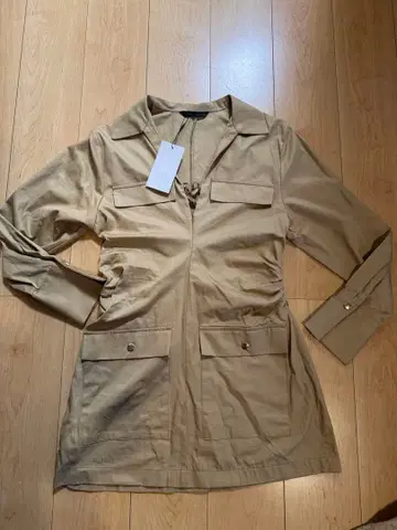 베이지 긴팔 셔츠 L 사이즈