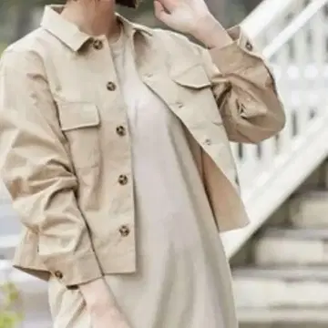 [ 새상품급 ] ROPE PICNIC 밀리터리 자켓 베이지 38